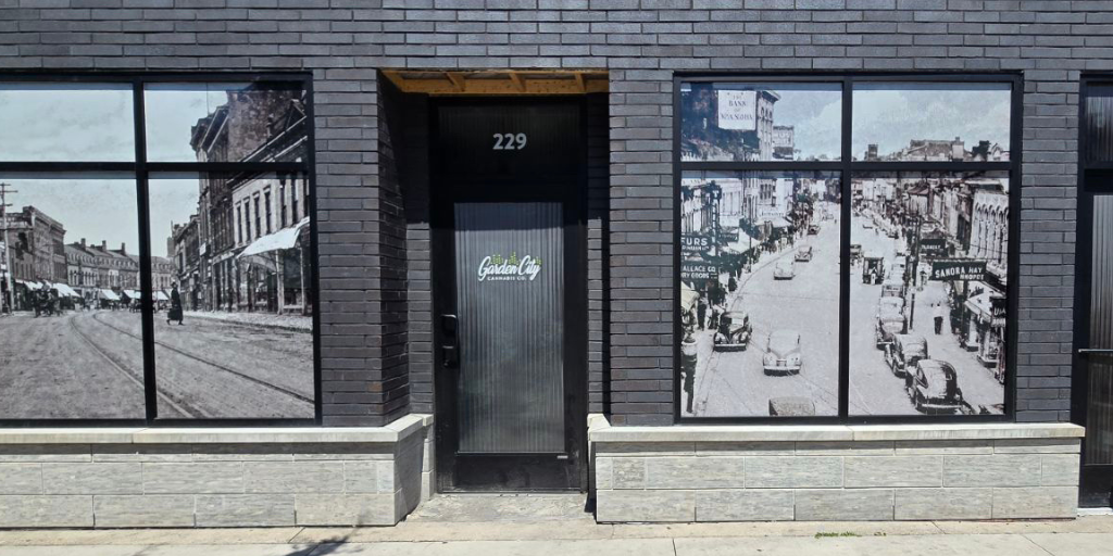 Signage, like what we installed here, plays a big role in catching attention and drawing people through your doors.